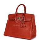 Hermes Birkin 35 Sanguine Matte Alligator GHW
