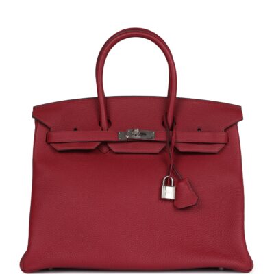 Hermes Birkin 35 Rouge Grenat Togo PHW
