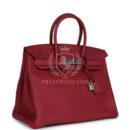 Hermes Birkin 35 Rouge Grenat Togo PHW