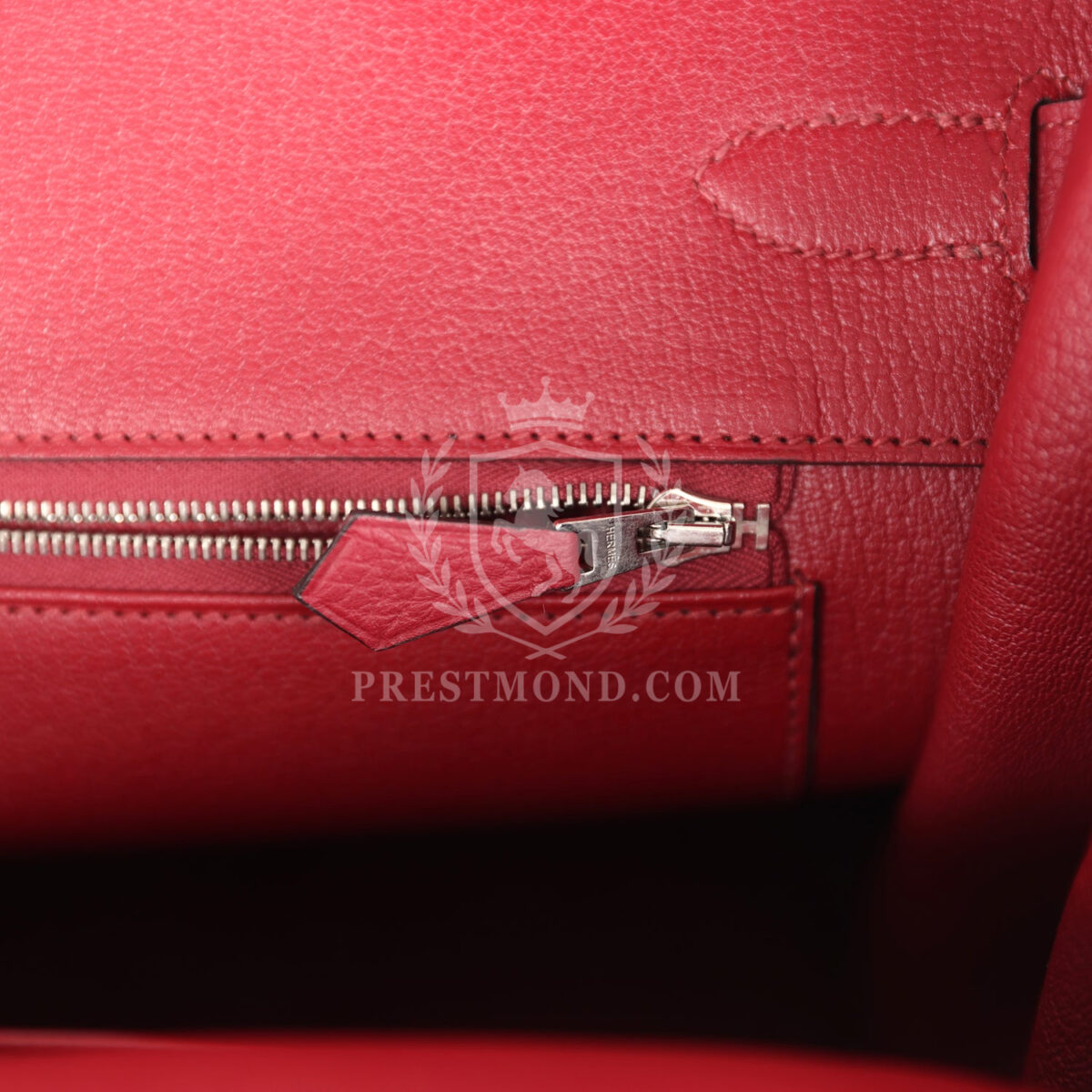 Hermes Birkin 35 Rouge Grenat Togo PHW — изображение 9