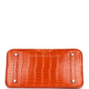 Hermes Birkin 30 Orange Shiny Porosus Crocodile PHW