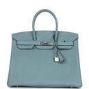 Hermes Birkin 35 Ciel Togo PHW