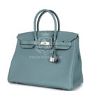 Hermes Birkin 35 Ciel Togo PHW