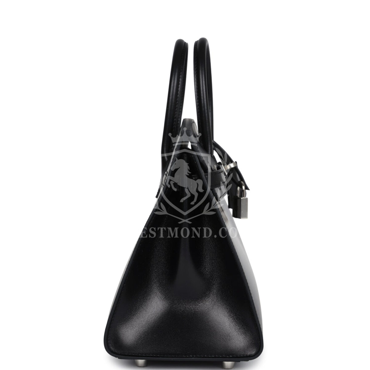Hermes Birkin Sellier 25 Black Box PHW — изображение 3