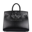 Hermes Birkin Sellier 25 Black Box PHW