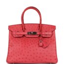 Hermes Birkin 30 Bougainvillea Ostrich PHW