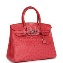 Hermes Birkin 30 Bougainvillea Ostrich PHW