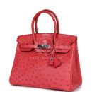Hermes Birkin 30 Bougainvillea Ostrich PHW
