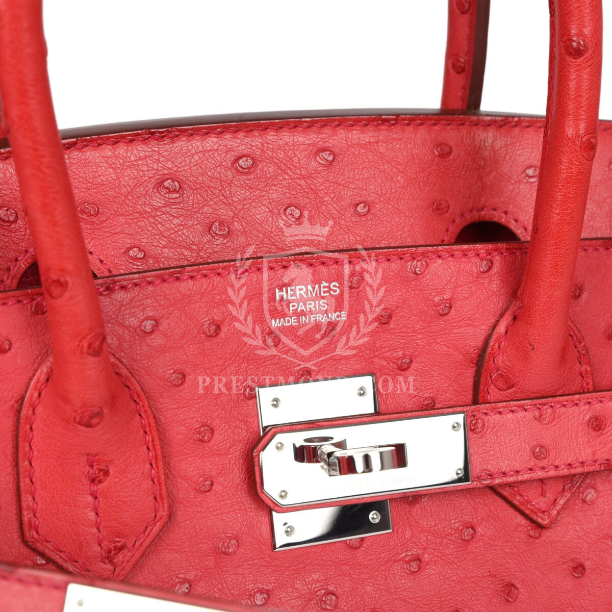 Hermes Birkin 30 Bougainvillea Ostrich PHW — изображение 7