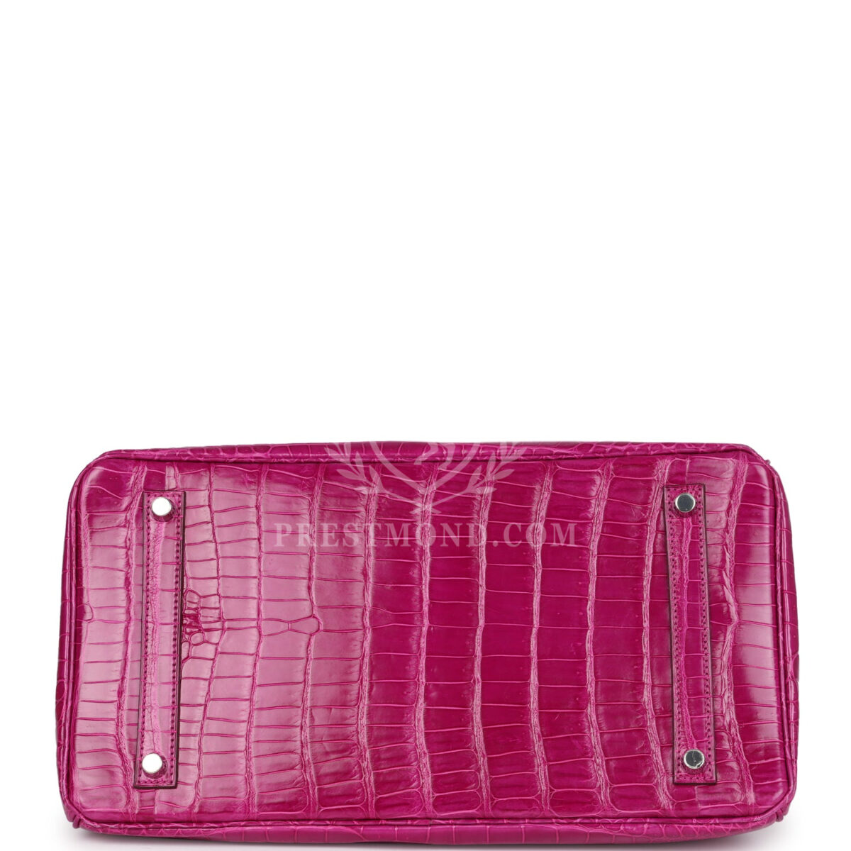Hermes Birkin 35 Rose Sheherazade Shiny Porosus Crocodile PHW — изображение 6