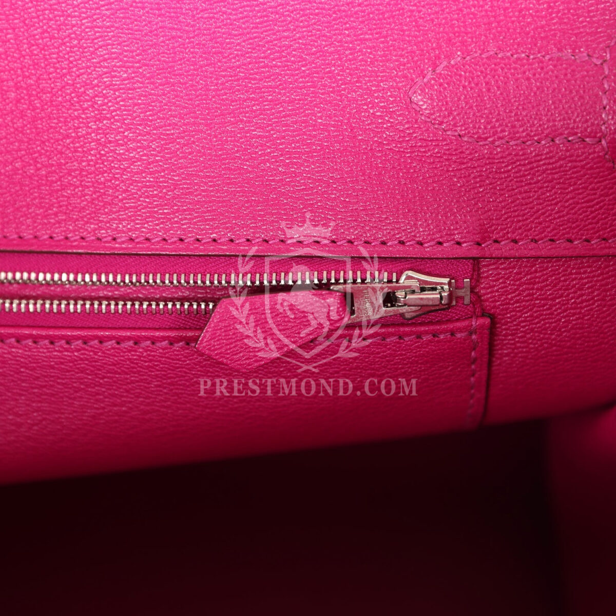 Hermes Birkin 35 Rose Sheherazade Shiny Porosus Crocodile PHW — изображение 9