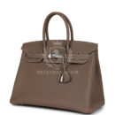 Hermes Birkin 35 Etoupe Togo PHW