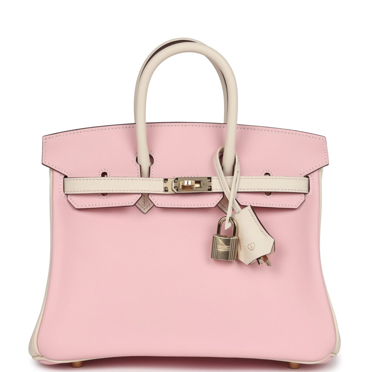 Hermes Special Order (HSS) Birkin 25 Rose Sakura and Nata Swift PBHW