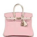 Hermes Special Order (HSS) Birkin 25 Rose Sakura and Nata Swift PBHW