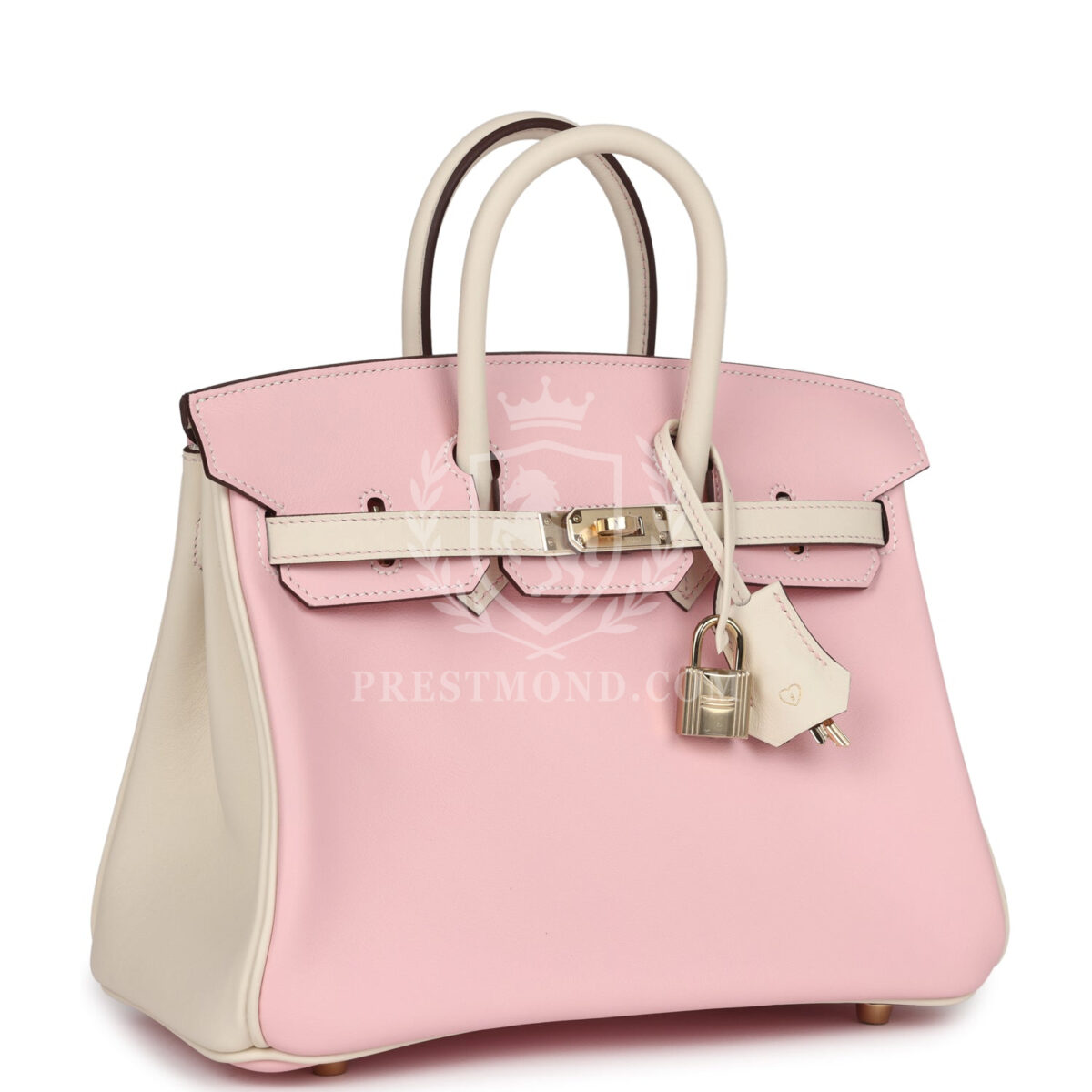 Hermes Special Order (HSS) Birkin 25 Rose Sakura and Nata Swift PBHW — изображение 2