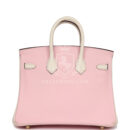 Hermes Special Order (HSS) Birkin 25 Rose Sakura and Nata Swift PBHW