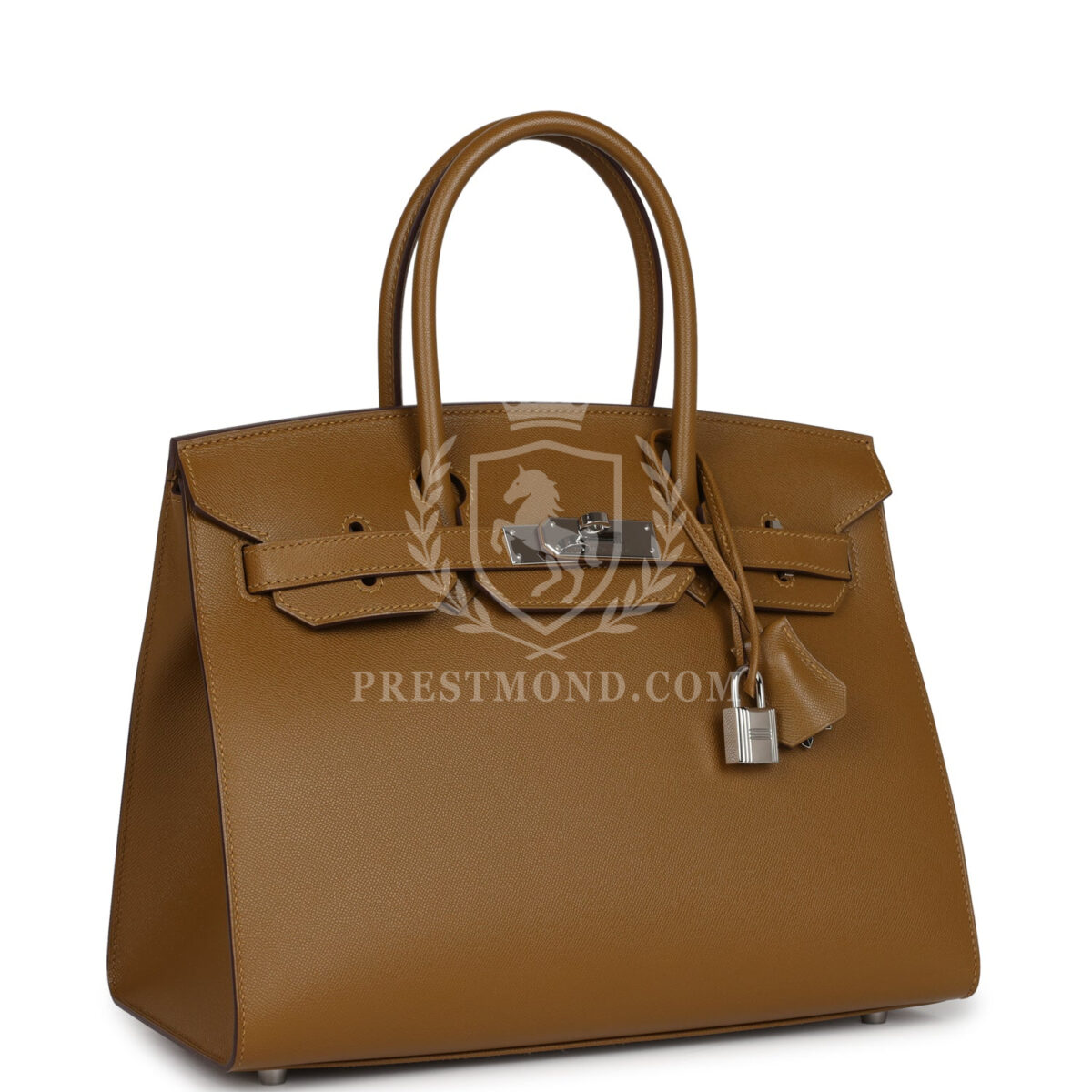 Hermes Birkin Sellier 30 Bronze Dore Madame PHW — изображение 2