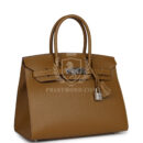 Hermes Birkin Sellier 30 Bronze Dore Madame PHW