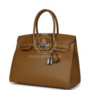 Hermes Birkin Sellier 30 Bronze Dore Madame PHW