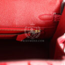 Hermes Birkin 25 Braise Shiny Porosus Crocodile GHW