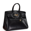 Hermes Birkin 35 Black Box GHW