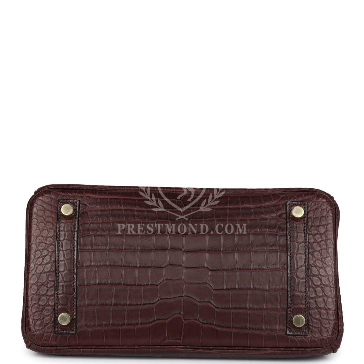 Hermes Birkin 25 Rouge Sellier Matte Porosus Crocodile GHW — изображение 6