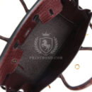 Hermes Birkin 25 Rouge Sellier Matte Porosus Crocodile GHW