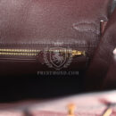 Hermes Birkin 25 Rouge Sellier Matte Porosus Crocodile GHW