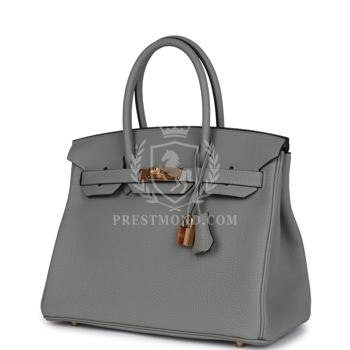Hermes Birkin 30 Gris Mouette Togo GHW — изображение 3
