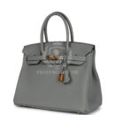 Hermes Birkin 30 Gris Mouette Togo GHW