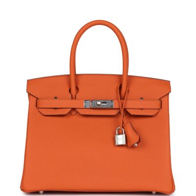 Hermes Birkin 30 Orange Togo PHW