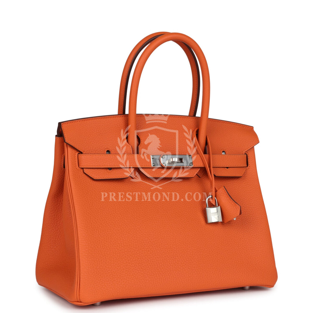 Hermes Birkin 30 Orange Togo PHW — изображение 2