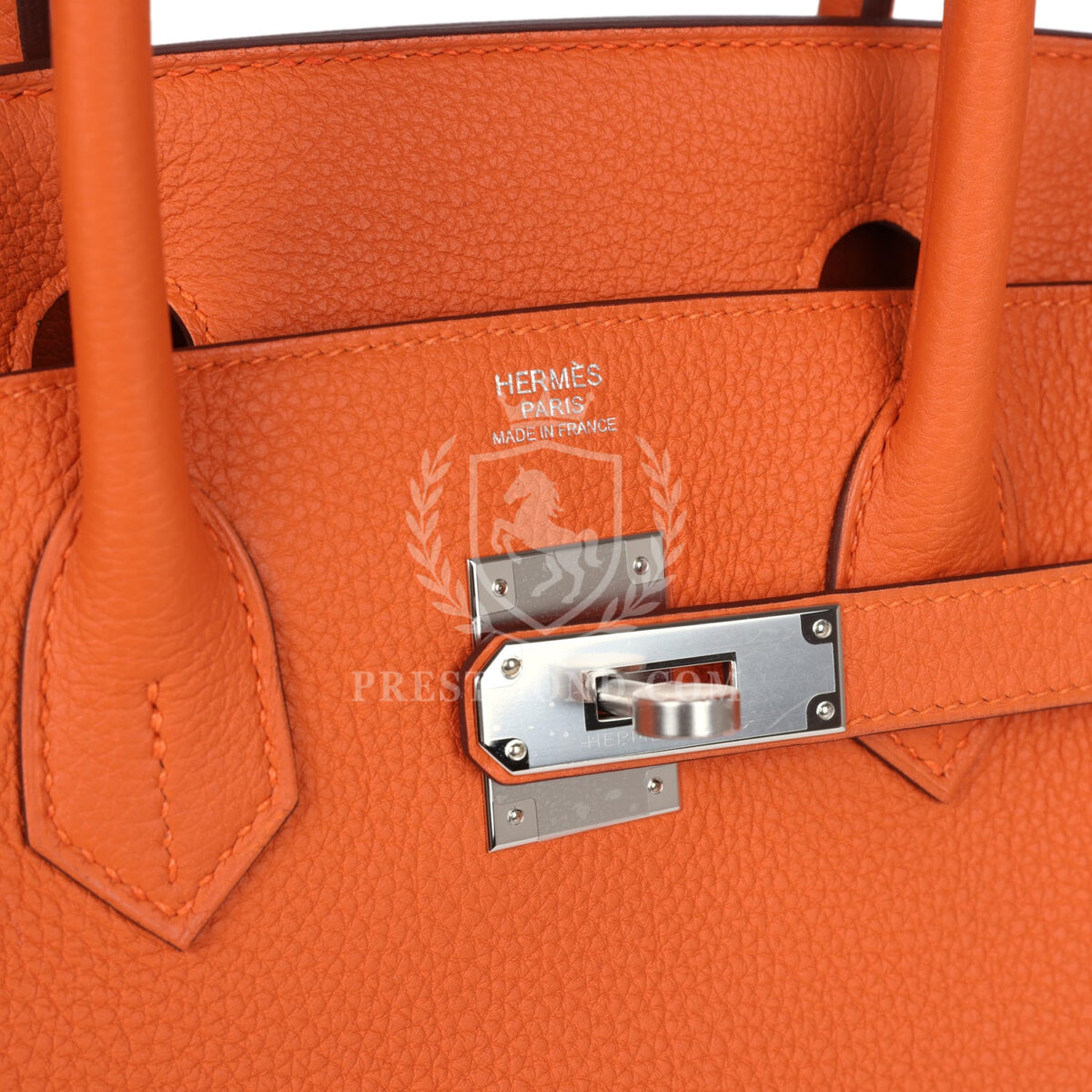 Hermes Birkin 30 Orange Togo PHW — изображение 7