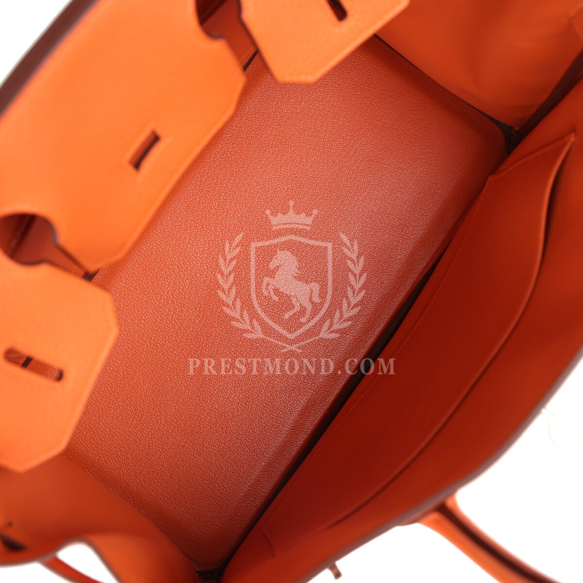 Hermes Birkin 30 Orange Togo PHW — изображение 8