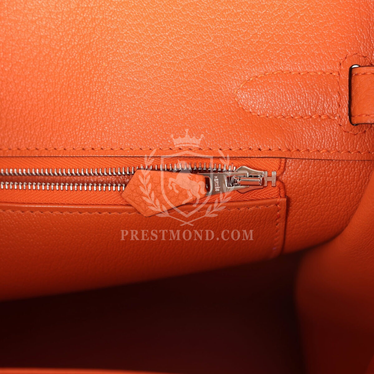 Hermes Birkin 30 Orange Togo PHW — изображение 9