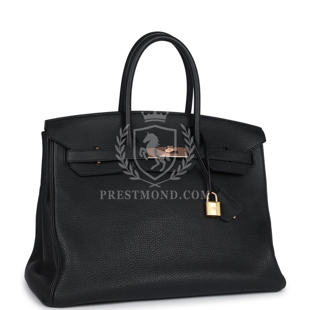 Hermes Birkin 35 Black Togo Rose GHW — изображение 2