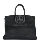 Hermes Birkin 35 Black Togo Rose GHW