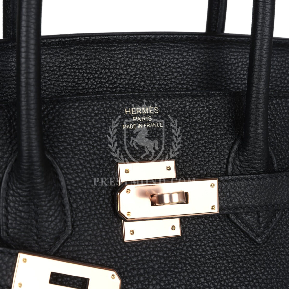 Hermes Birkin 35 Black Togo Rose GHW — изображение 7