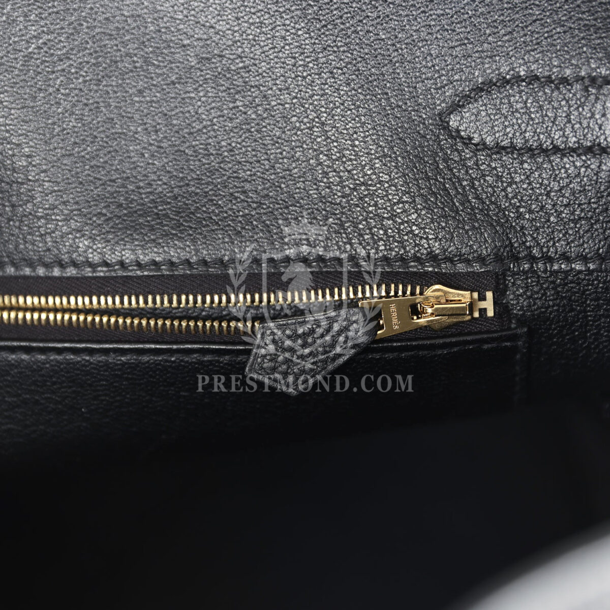 Hermes Birkin 35 Black Togo Rose GHW — изображение 9