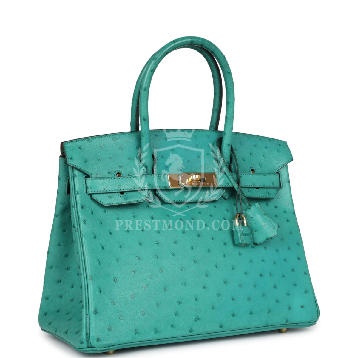 Hermes Birkin 30 Vert Verone Ostrich GHW — изображение 2