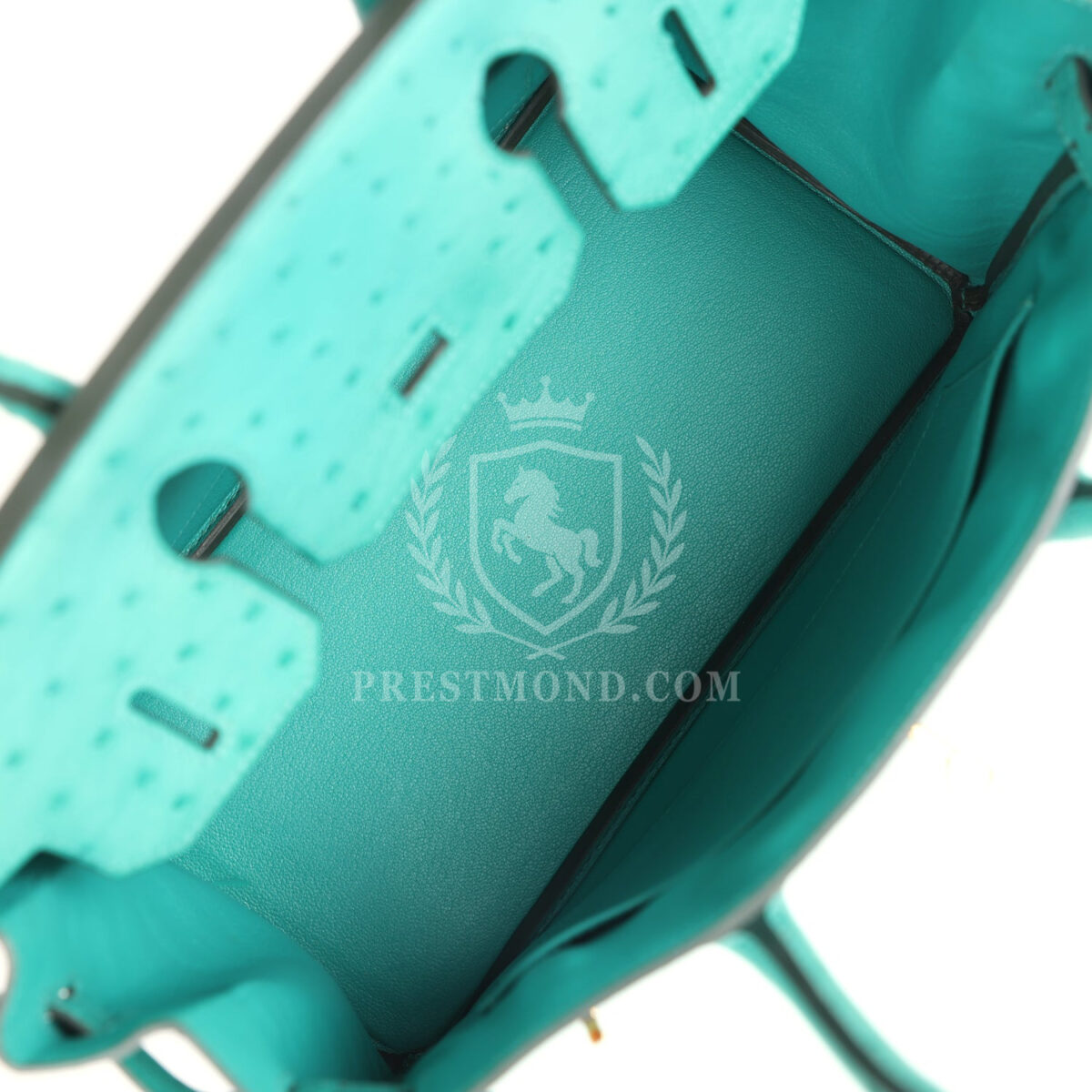 Hermes Birkin 30 Vert Verone Ostrich GHW — изображение 8