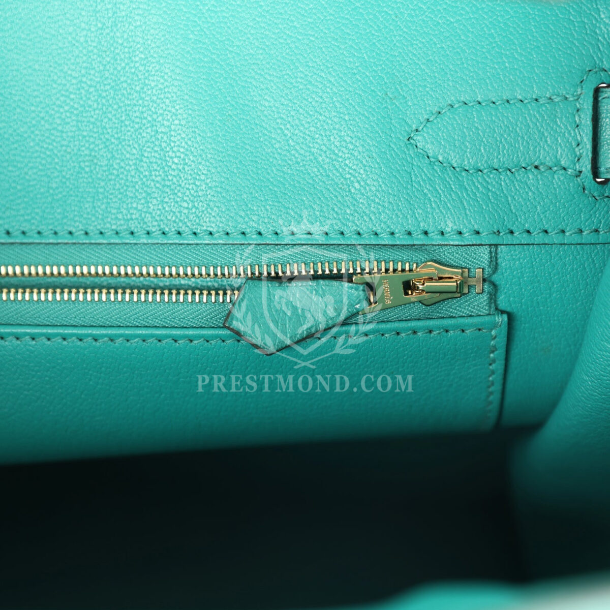 Hermes Birkin 30 Vert Verone Ostrich GHW — изображение 9