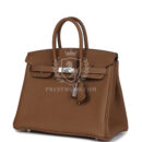 Hermes Birkin 25 Alezan Togo PHW