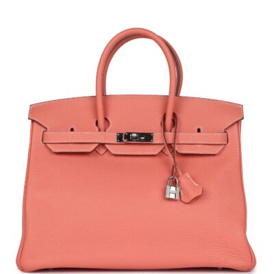 Hermes Birkin 35 Crevette Clemence PHW