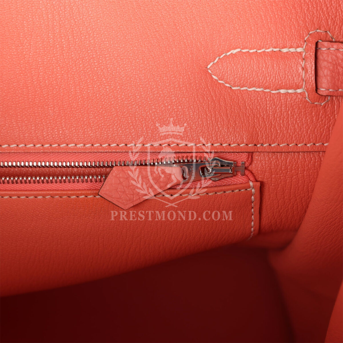 Hermes Birkin 35 Crevette Clemence PHW — изображение 9