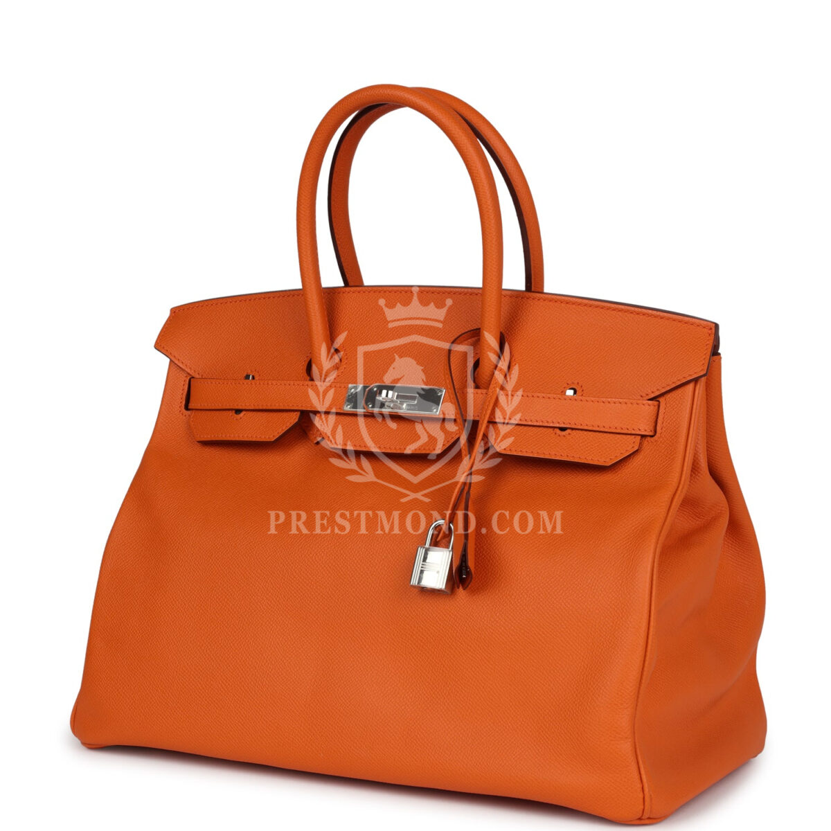 Hermes Birkin 35 Orange Epsom PHW — изображение 5