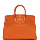 Hermes Birkin 35 Orange Epsom PHW