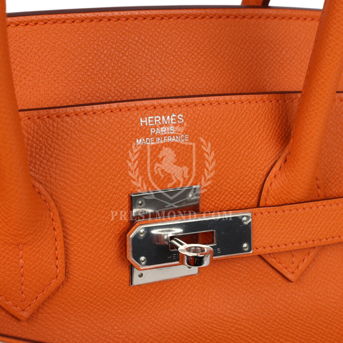 Hermes Birkin 35 Orange Epsom PHW — изображение 7