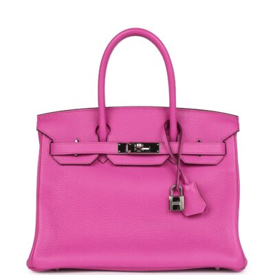 Hermes Birkin 30 Magnolia Clemence PHW