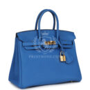 Hermes Birkin 25 Bleu Zellige Togo GHW